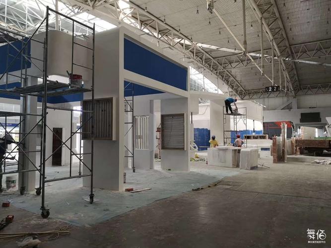 兰州展览工厂 展台 美晨 制作搭建-舞台灯光设备租赁